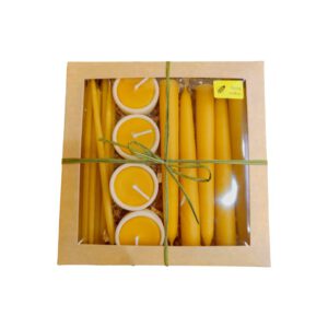 Geschenkset - Bijenwaskaarsen
